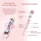 Painless Pubic Hair Trimmer with Dual Heads, Waterproof Design, and Whisper Quiet Operation for Smooth Skin