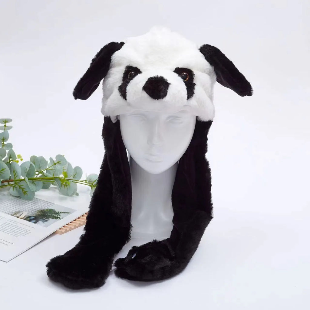 Interactive Bunny Ears Hat for Kids and Adults – Cute Plush Hat with Moving Ears for Play, Costumes and Gifts