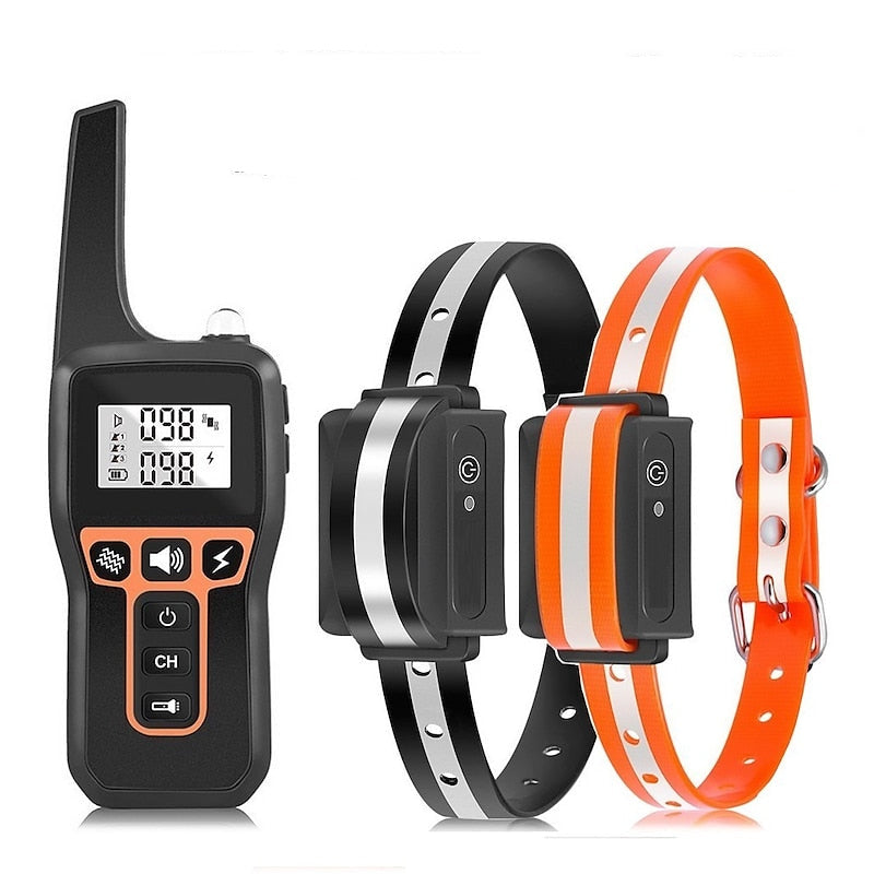AquaStride Pro – 1000m Waterproof Rechargeable Dog Training Collar | Long-Range Remote Control