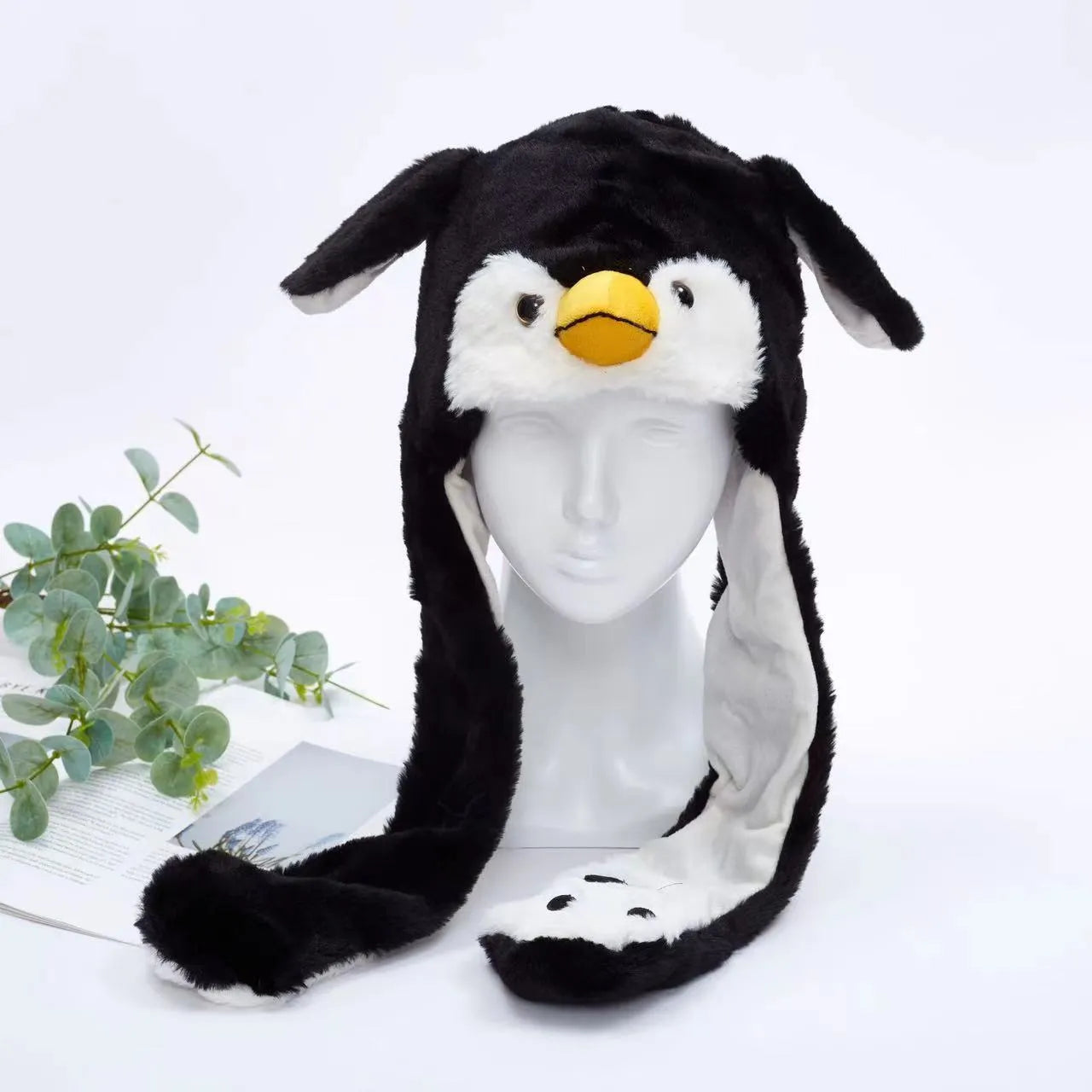 Interactive Bunny Ears Hat for Kids and Adults – Cute Plush Hat with Moving Ears for Play, Costumes and Gifts