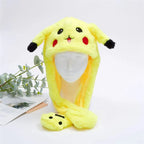 Interactive Bunny Ears Hat for Kids and Adults – Cute Plush Hat with Moving Ears for Play, Costumes and Gifts