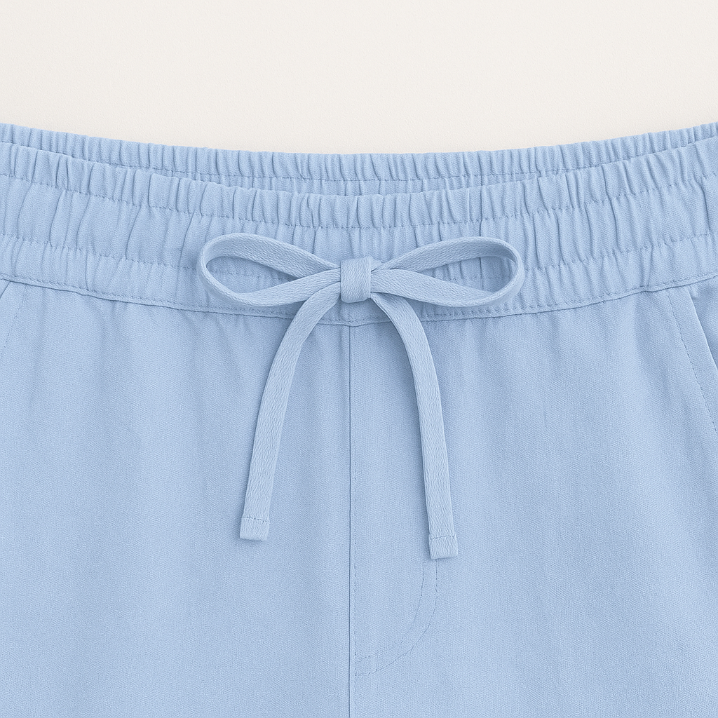 Men’s Linen-Style Matching Set for Summer – Casual Shirt and Shorts Outfit for Holidays and Everyday Wear
