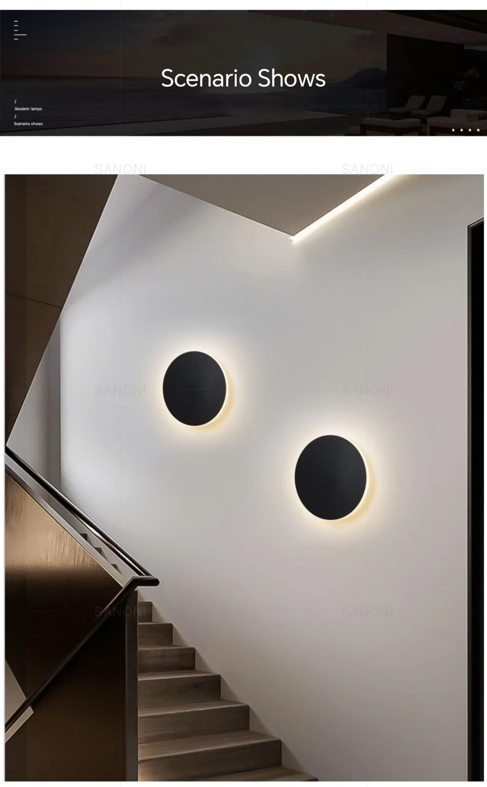 Contemporary Lumeo LED Wall Light - Modern home