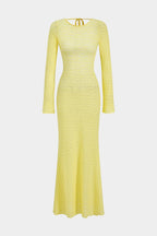 Adelheid | Elegant Maxi Dress with Glamorous Back Lacing – A Fusion of Elegance and Sensuality