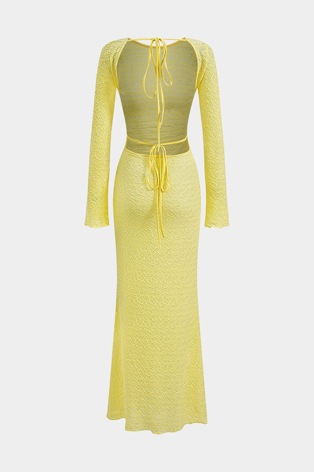 Adelheid | Elegant Maxi Dress with Glamorous Back Lacing – A Fusion of Elegance and Sensuality