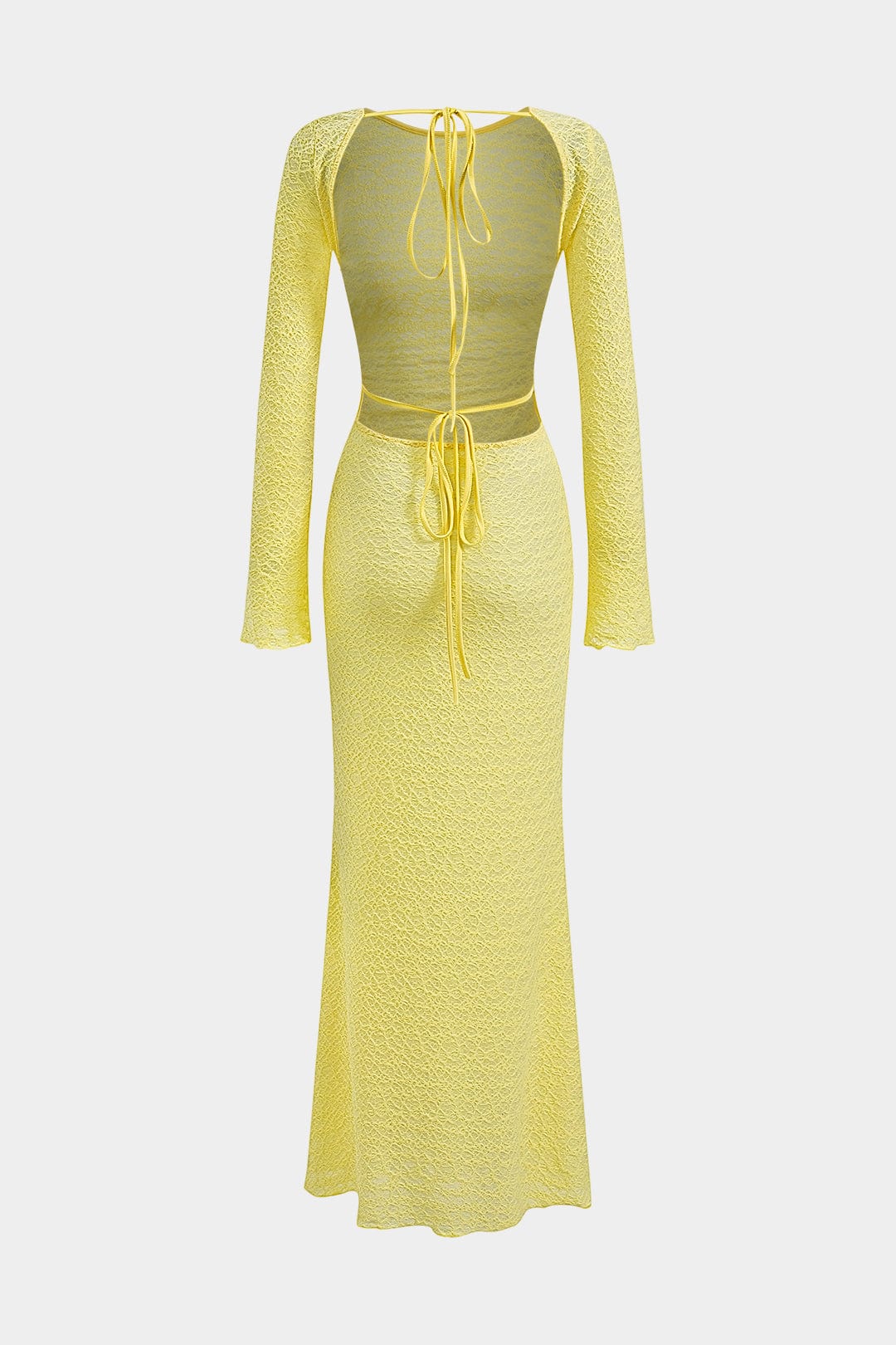 Adelheid | Elegant Maxi Dress with Glamorous Back Lacing – A Fusion of Elegance and Sensuality