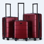 3-Piece Travel Luggage Set with Durable Suitcases – Lightweight Spinner Trolley Set for Easy Airport Travel