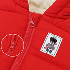 Winter Baby Romper with Bear Ears – Warm One-Piece Outfit for Newborns and Infants in Cold Weather