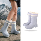 Waterproof Rain Boots for Outdoor Adventures – Durable Slip-On Boots for Wet Weather, Gardening and Everyday Use