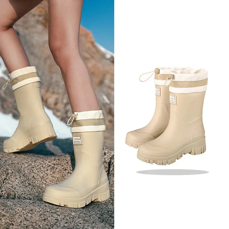 Waterproof Rain Boots for Outdoor Adventures – Durable Slip-On Boots for Wet Weather, Gardening and Everyday Use