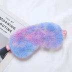 Luxurious Plush Sleep Mask for Restful Sleep – Soft Light-Blocking Eye Mask for Travel, Home and Relaxation