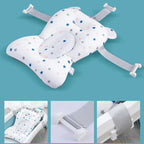 Non-Slip Baby Bath Mat for Infant Safety – Soft Anti-Skid Mat for Bathtub and Shower Use