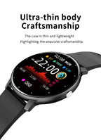 Ultra-Slim Smartwatch for Daily Wear – Sleek Lightweight Design for Fitness Tracking, Notifications and Everyday Use