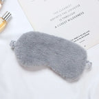 Luxurious Plush Sleep Mask for Restful Sleep – Soft Light-Blocking Eye Mask for Travel, Home and Relaxation