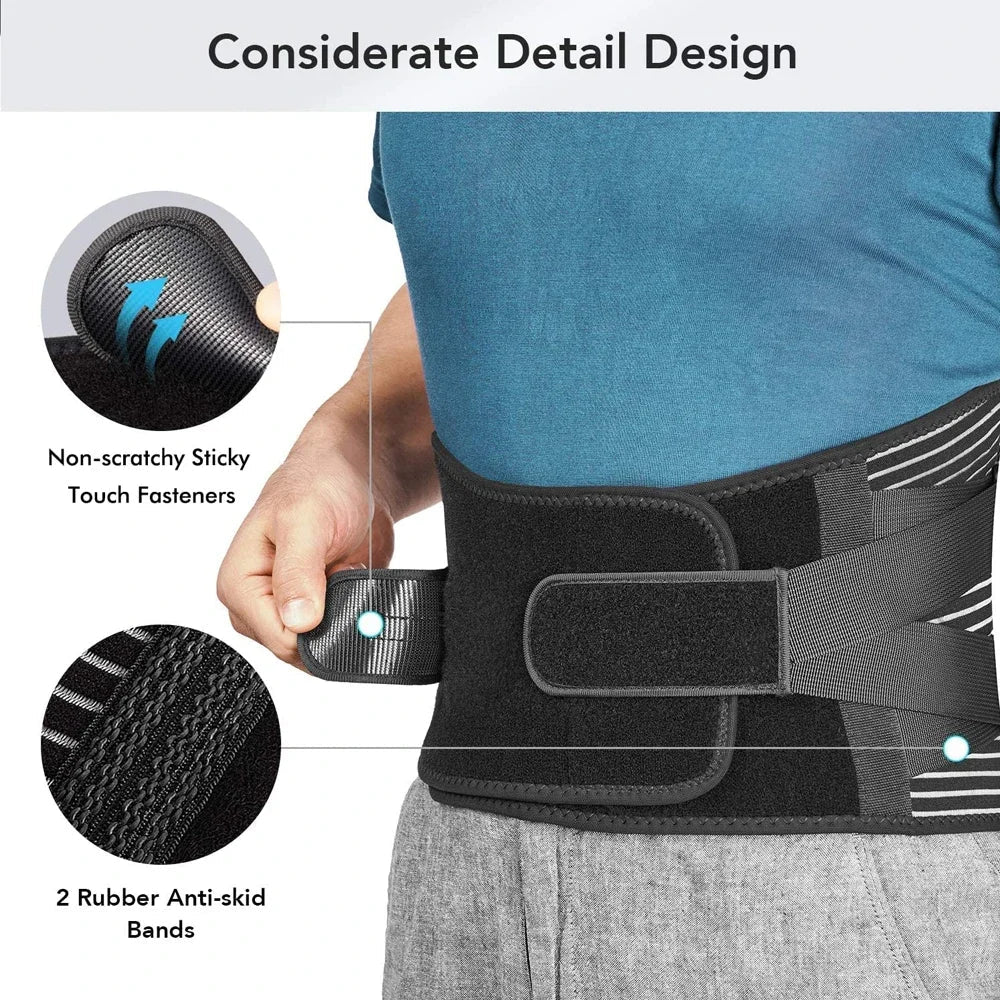 Adjustable Back Support Belt for Daily Comfort – Ergonomic Waist Support for Work, Fitness and Everyday Activities
