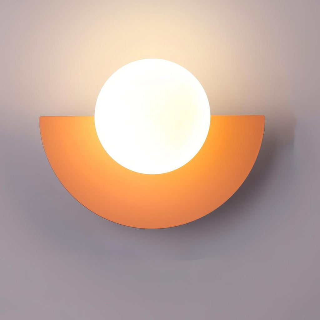 Nordic Semi-Circular Wall Lamp | LED Lighting