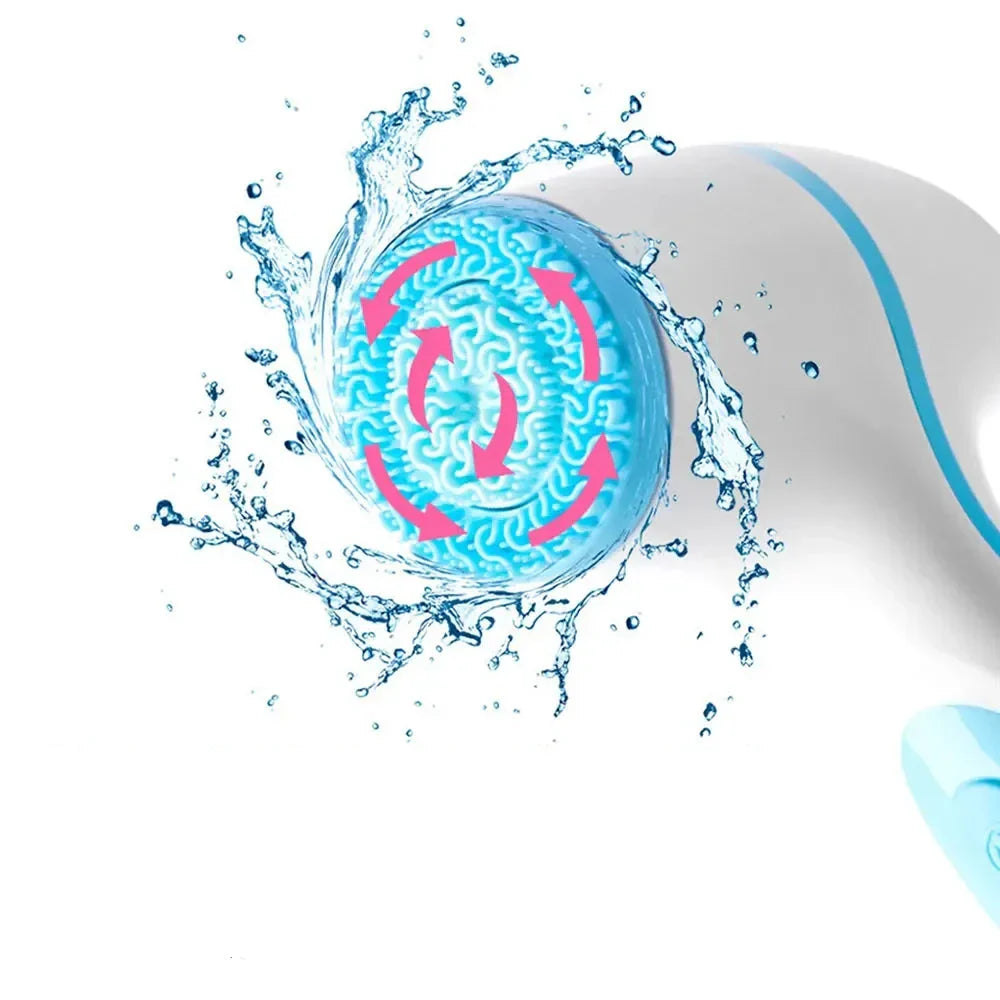 Sonic Facial Cleansing Device for Skincare Routines – All-in-One Face Cleaning and Massage Tool for Home Spa Use