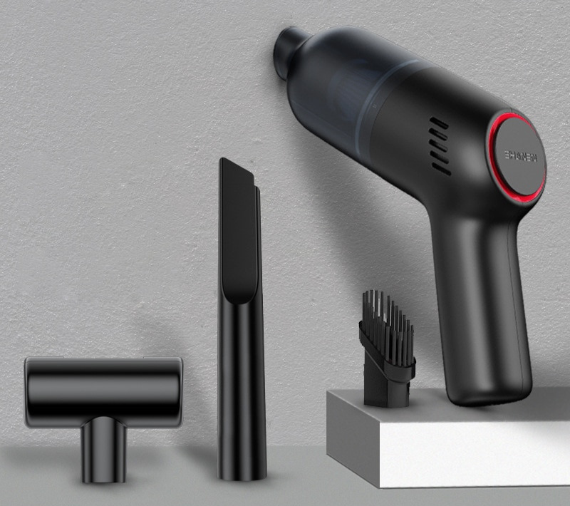 Portable Car Vacuum Cleaner – Lightweight, Cordless & Powerful Suction | Soft Noise Operation for Home & Vehicle Cleaning