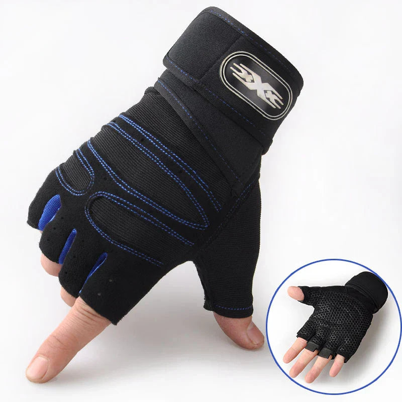 Shock-Resistant Gym Gloves for Training and Weightlifting – Supportive Fitness Gloves for Grip, Protection and Workout Performance