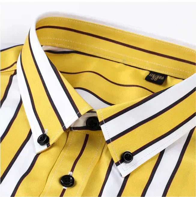 Jermaine | Casual Striped Cotton Shirt