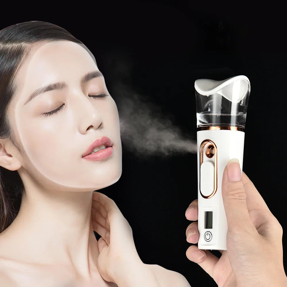 Facial Steamer for Skincare and Moisture Boost – Portable Face Mist Device for Home Beauty Routines and Daily Use