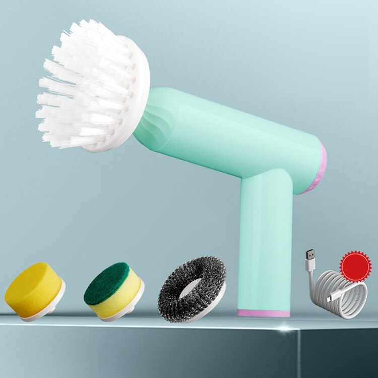 4-Piece Versatile Cleaning Brush Set for Home Use – Multi-Purpose Scrubbing Tools for Kitchen, Bathroom and Household Cleaning