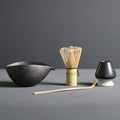 4-Piece Matcha Whisk Set for Traditional Tea Preparation – Complete Kit for Frothy Matcha and Daily Tea Rituals