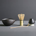 4-Piece Matcha Whisk Set for Traditional Tea Preparation – Complete Kit for Frothy Matcha and Daily Tea Rituals