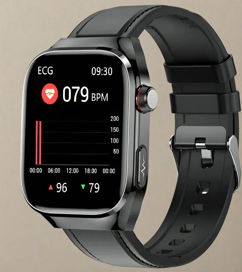 Smart Health & Activity Watch – Advanced Wellness Tracking with 2.04-Inch AMOLED Display