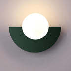 Nordic Semi-Circular Wall Lamp | LED Lighting