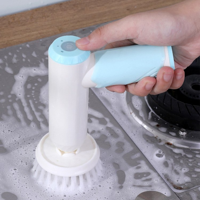 4-Piece Versatile Cleaning Brush Set for Home Use – Multi-Purpose Scrubbing Tools for Kitchen, Bathroom and Household Cleaning
