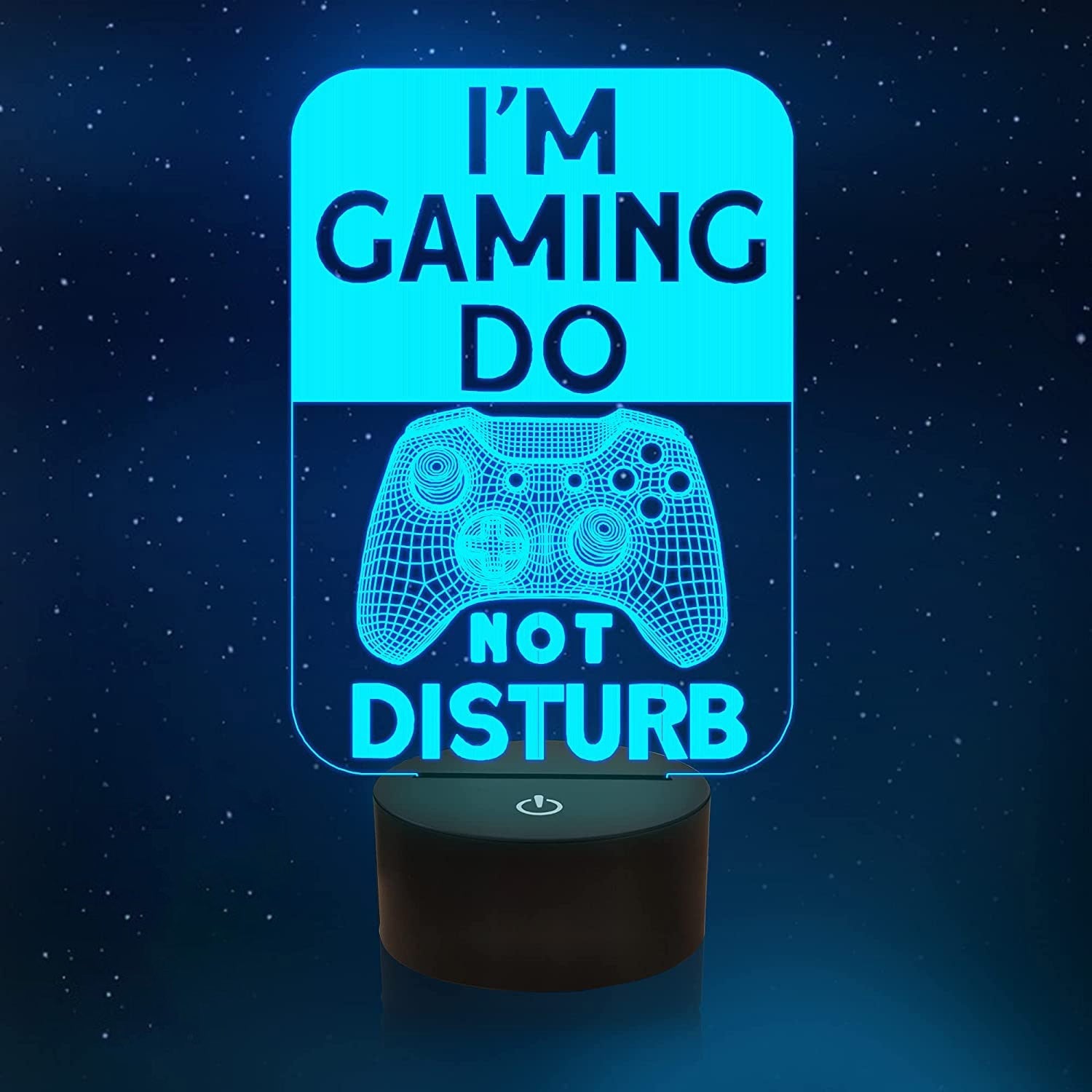 Gaming Night Lamp for Bedroom Decor – LED Ambient Lighting for Cozy Setup, Desk Spaces and Relaxing Nights