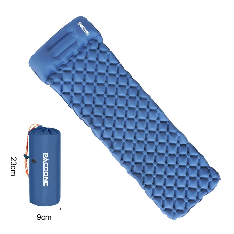 Ultralight Waterproof Sleeping Mat with Integrated Pump – Compact Camping Mattress for Outdoor Travel, Hiking and Backpacking