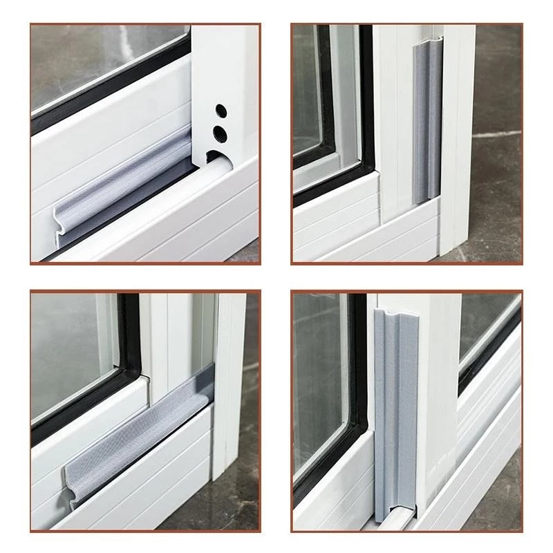 Self-Adhesive Sealing Strips for Doors and Windows – Weatherproof and Soundproof Insulation for Home Use
