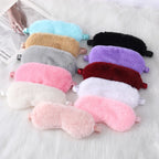 Luxurious Plush Sleep Mask for Restful Sleep – Soft Light-Blocking Eye Mask for Travel, Home and Relaxation
