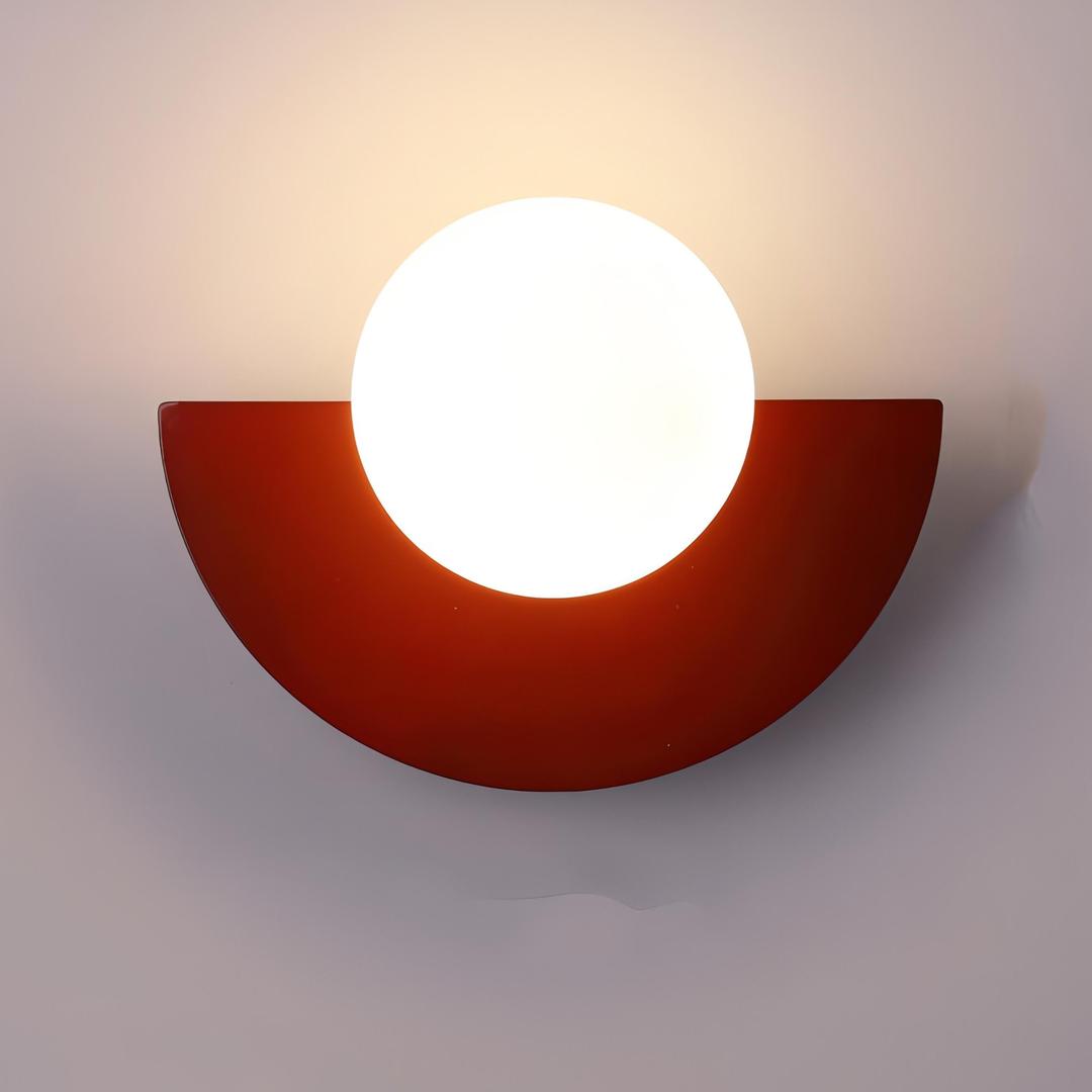 Nordic Semi-Circular Wall Lamp | LED Lighting