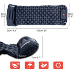Ultralight Waterproof Sleeping Mat with Integrated Pump – Compact Camping Mattress for Outdoor Travel, Hiking and Backpacking