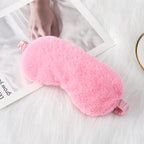 Luxurious Plush Sleep Mask for Restful Sleep – Soft Light-Blocking Eye Mask for Travel, Home and Relaxation