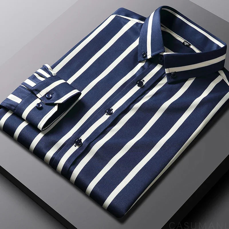Jermaine | Casual Striped Cotton Shirt