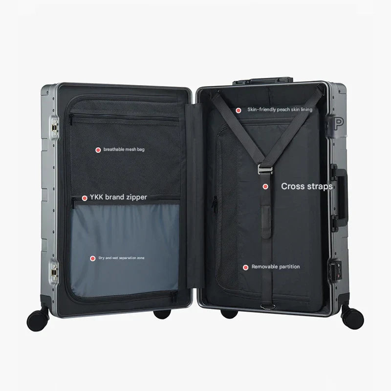 Durable Hardshell Suitcase for Travel – Lightweight Spinner Luggage for Business and Vacation Trips