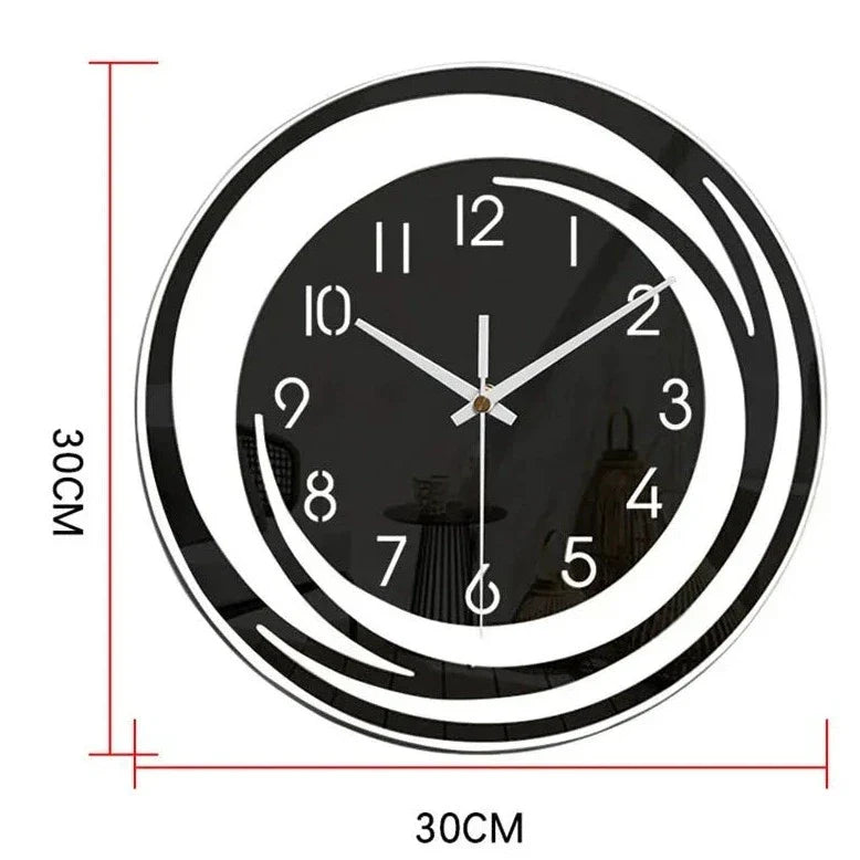 Contemporary Wall Clock for Modern Home Decor – Minimalist Timepiece for Living Room, Office and Bedroom