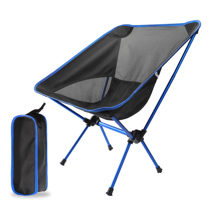 Compact Folding Moon Chair for Outdoor Adventures – Portable Camping Chair for Travel, Festivals and Relaxing Outdoors