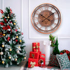 Antique Wall Clock for Classic Home Interiors – Decorative Timepiece for Living Room, Hallway and Traditional Decor