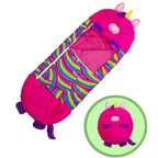Animal-Shaped Foldable Sleeping Bag for Kids – Cozy Portable Sleep Sack for Sleepovers, Camping and Indoor Play