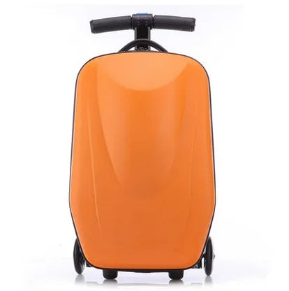 Kids Rolling Step Suitcase for Travel – Lightweight Carry-On Luggage for Children, Holidays and Sleepovers