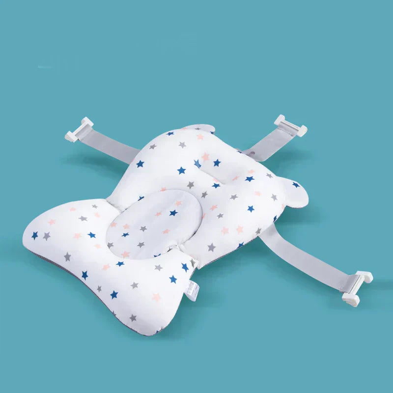 Non-Slip Baby Bath Mat for Infant Safety – Soft Anti-Skid Mat for Bathtub and Shower Use