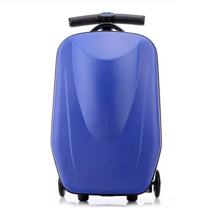 Kids Rolling Step Suitcase for Travel – Lightweight Carry-On Luggage for Children, Holidays and Sleepovers