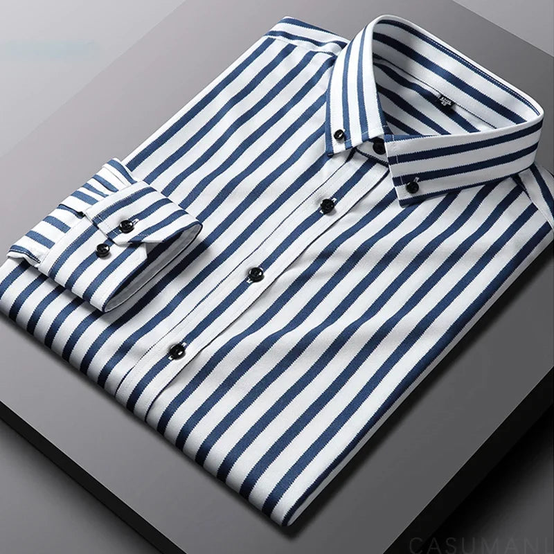 Jermaine | Casual Striped Cotton Shirt