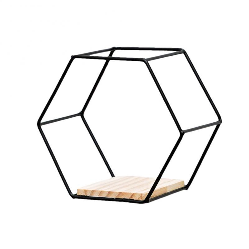 Hexagonal Wall Shelves for Home Decor – Decorative Display Storage for Collectibles, Plants and Wall Accents