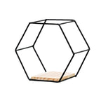 Hexagonal Wall Shelves for Home Decor – Decorative Display Storage for Collectibles, Plants and Wall Accents
